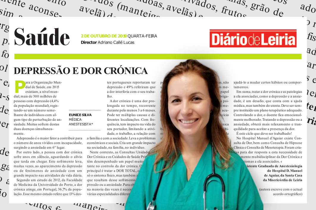 DEPRESSÃO E DOR CRÓNICA 