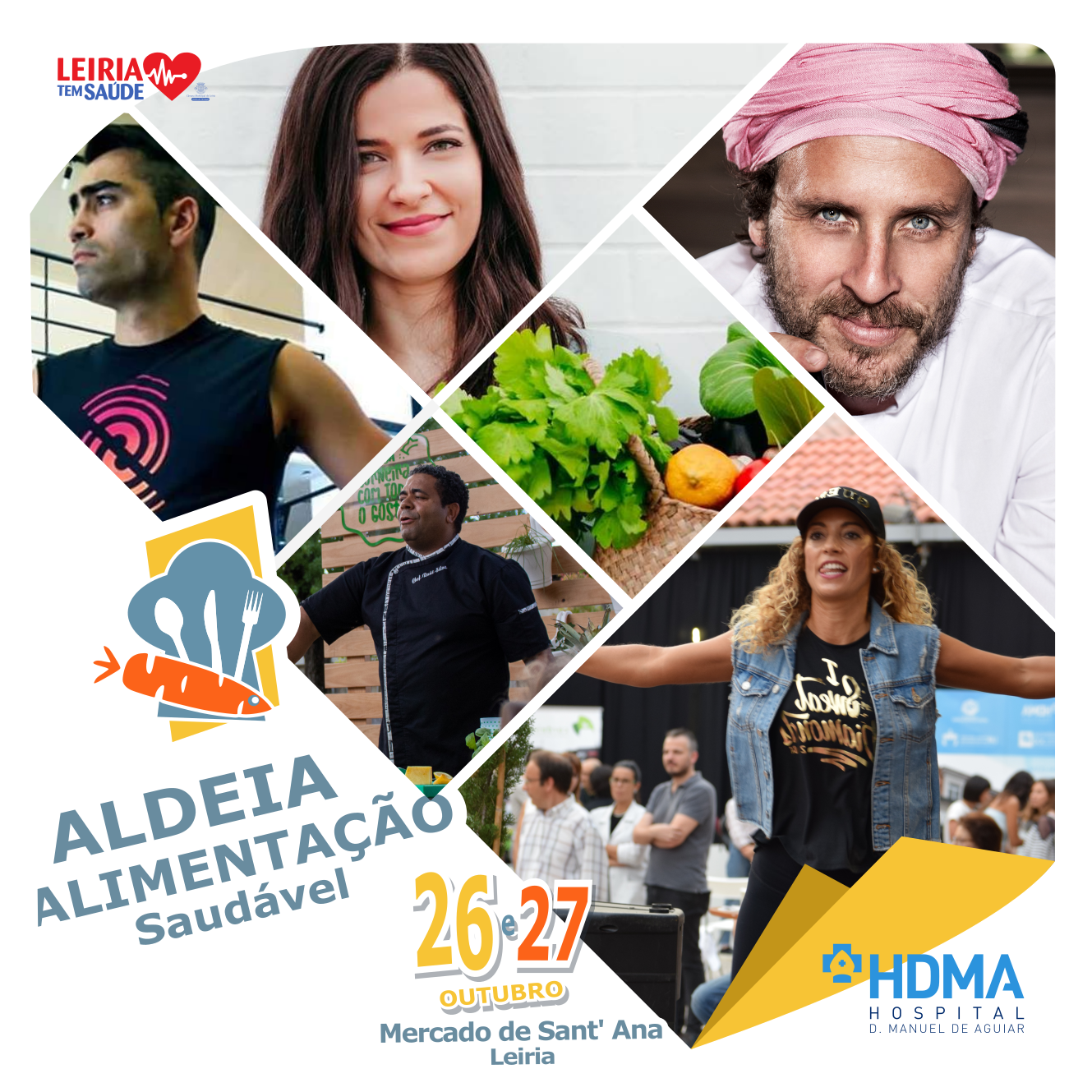 Hospital D Manuel de Aguiar e Município de Leiria promovem  3ª Aldeia da Alimentação Saudável 