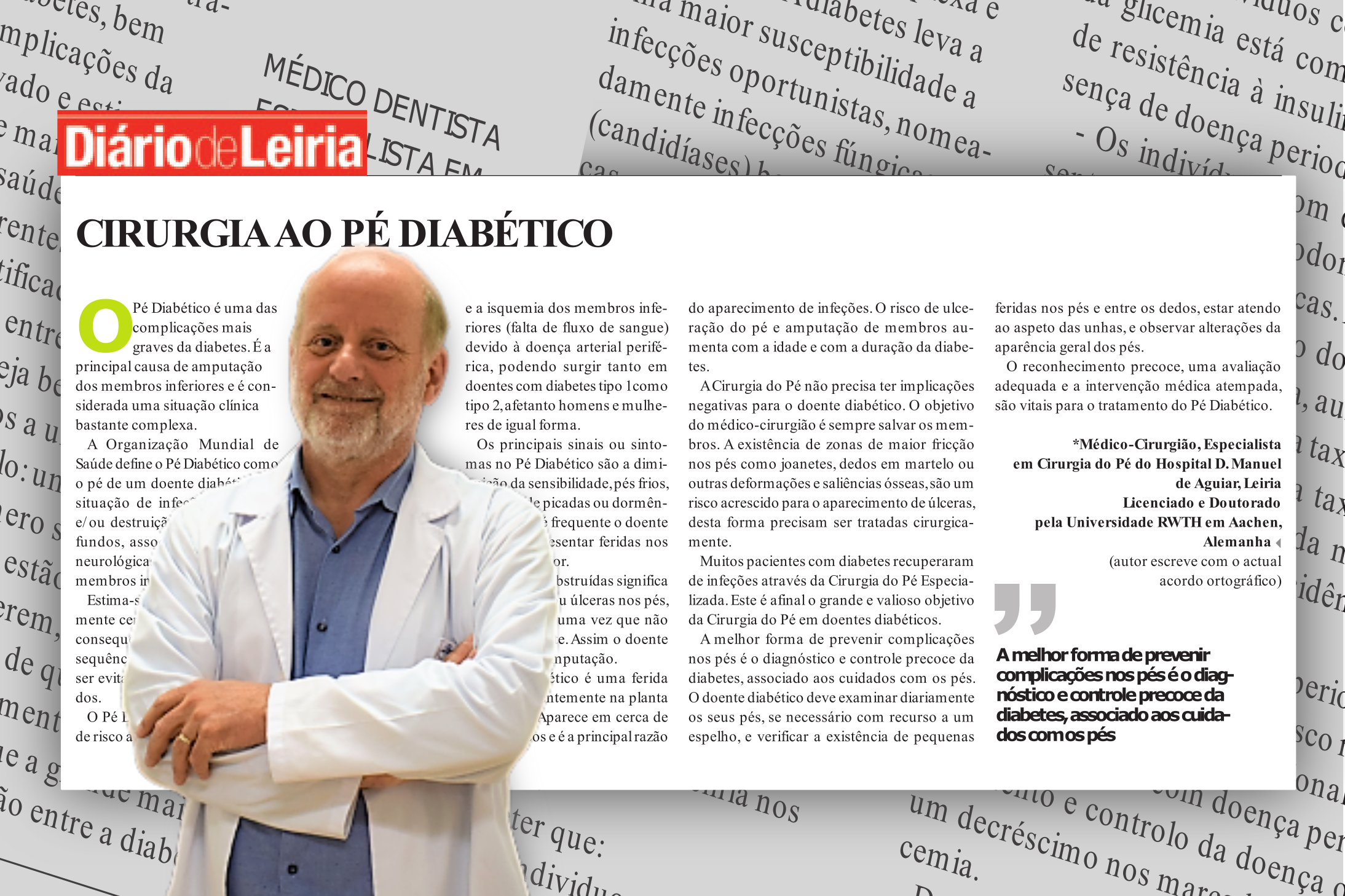 CIRURGIA AO PÉ DIABÉTICO