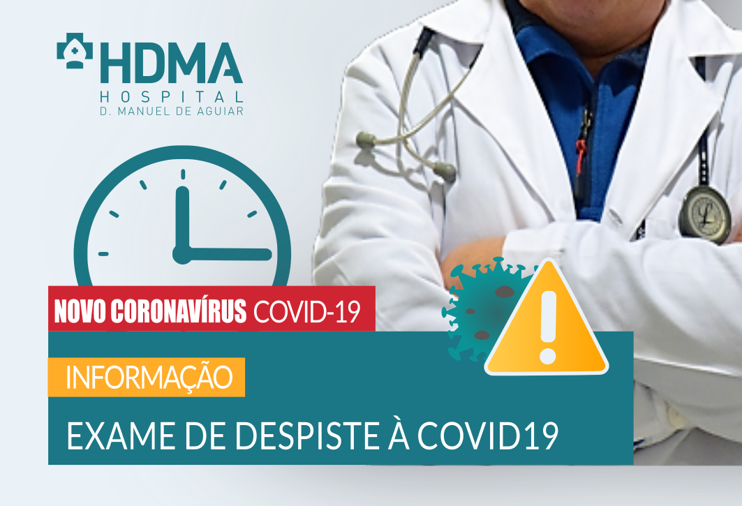 Novo horário de marcações - Análises à COVID19